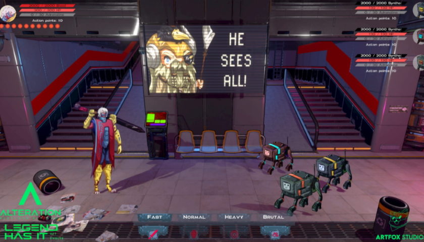 Alteration crypto game