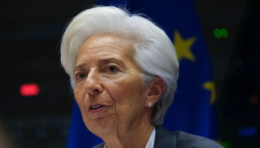 President of European Central Bank Christine Lagarde