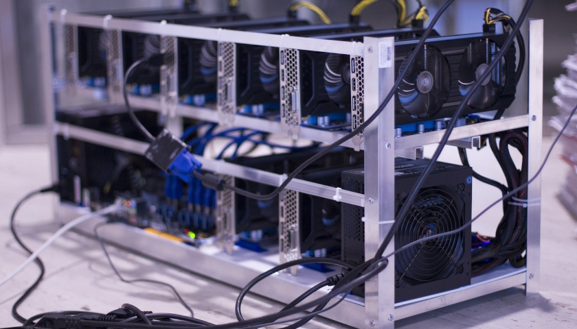 Bitcoin mining Island
