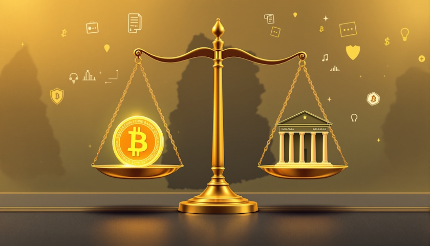 Bank of Ghana zahájí regulaci kryptoměn do září 2025