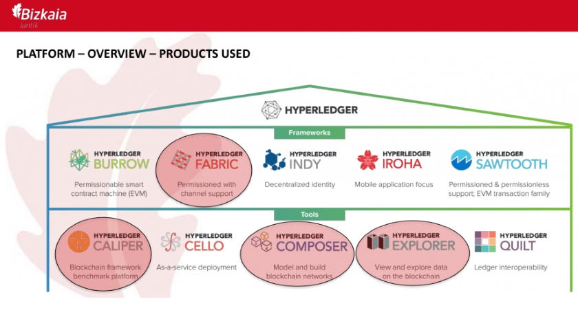 Bizkaia Hyperledger blockchain platform