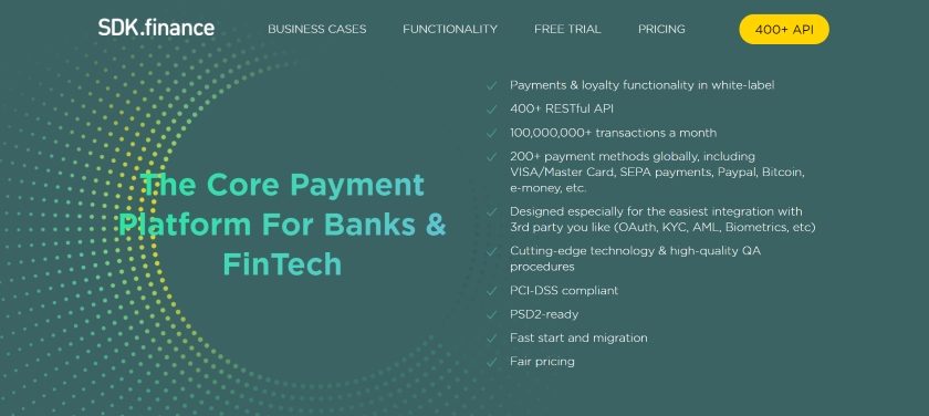 SDK.finance platform