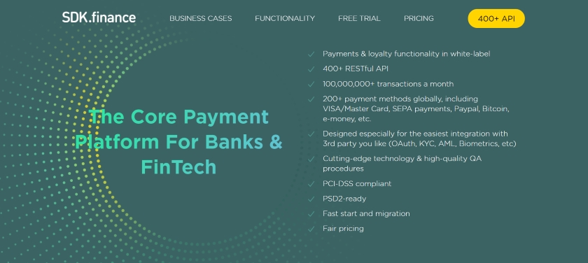 SDK.finance platform