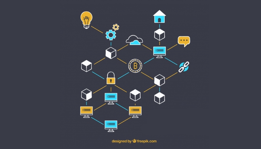 blockchain technology freepik